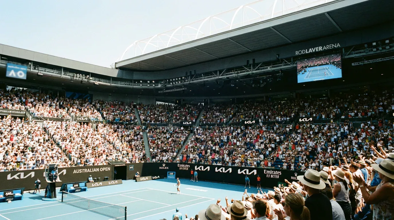 Datos de audiencia del Australian Open 2026 en TV y streaming y su conexión con las apuestas en vivo