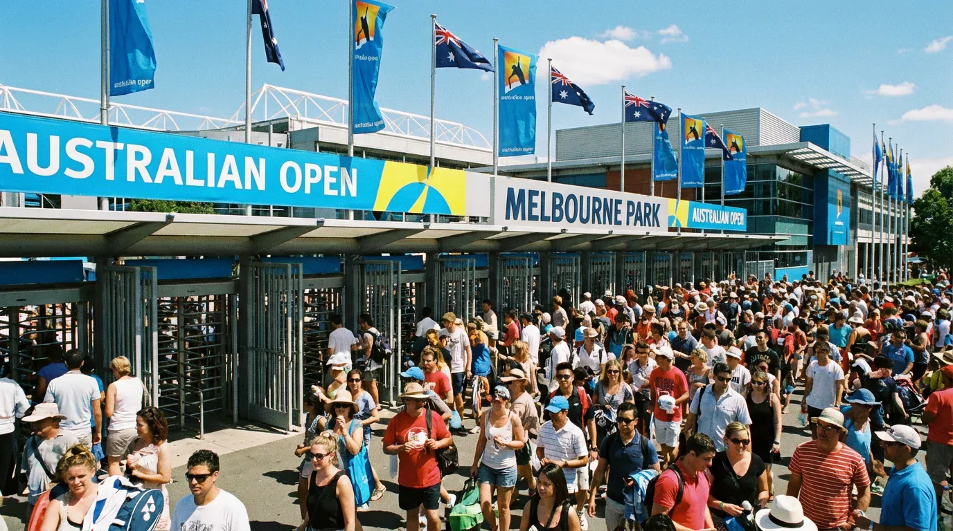 Precios de entradas al Australian Open 2026 y experiencia del apostador in situ en Melbourne Park
